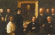 Henri Fantin-Latour Homage to Delacroix Germany oil painting artist